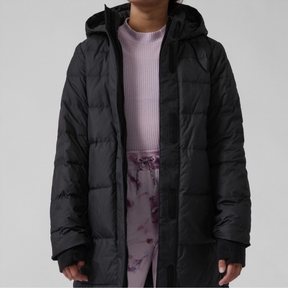Athleta Girl Snow Day Hooded Puffer Jacket